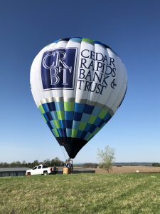 Cedar Rapids Bank and Trust hot air balloon