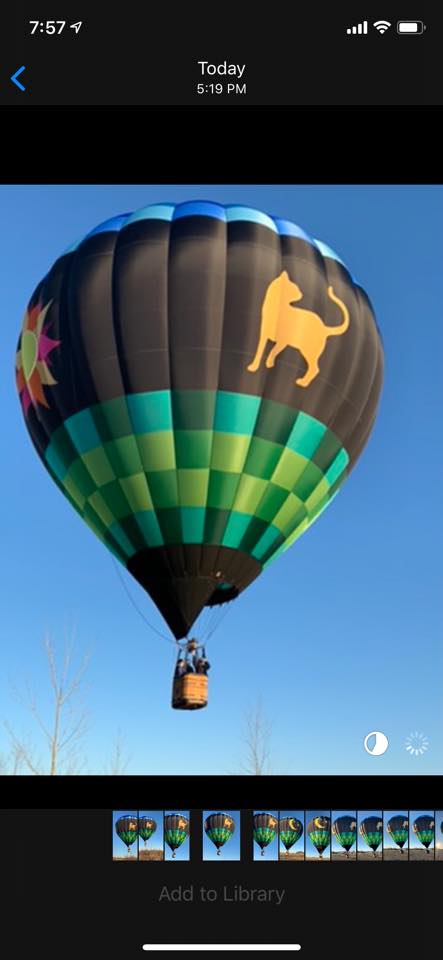Yesterday was the third flight in my new balloon and the first in the Cedar Rapids/ Marion area.