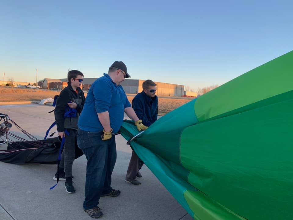 Yesterday was the third flight in my new balloon and the first in the Cedar Rapids/ Marion area.