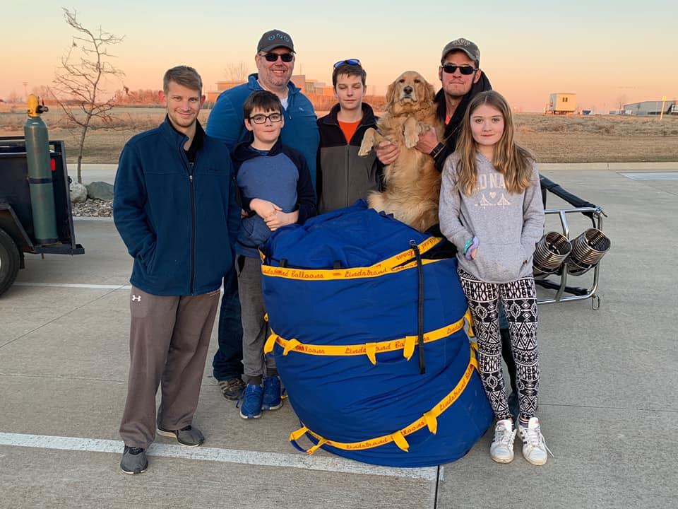 Yesterday was the third flight in my new balloon and the first in the Cedar Rapids/ Marion area.