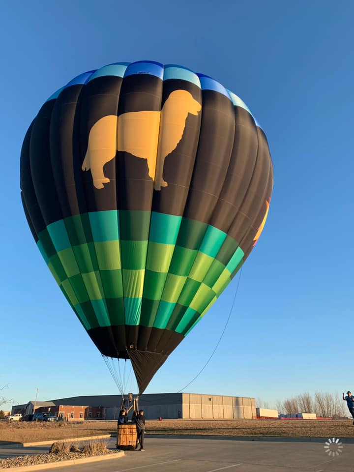 Yesterday was the third flight in my new balloon and the first in the Cedar Rapids/ Marion area.