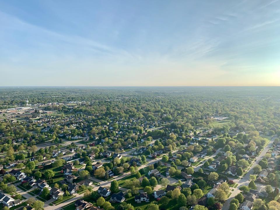 We flew last night with calm winds and beautiful sunshine.