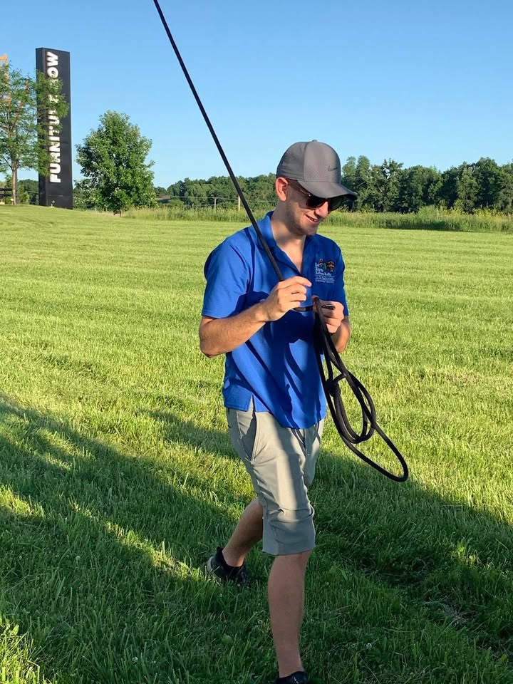 Very happy to be in the air last night even though it was very slow with variable winds.