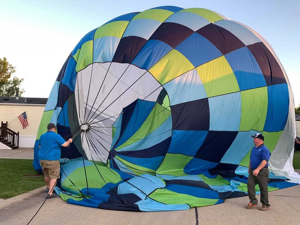 Very happy to be in the air last night even though it was very slow with variable winds.