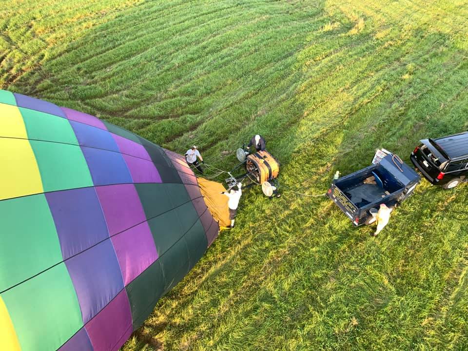 We’ve haven’t been flying lately because we’ve been dealing with too much wind and rain so it...