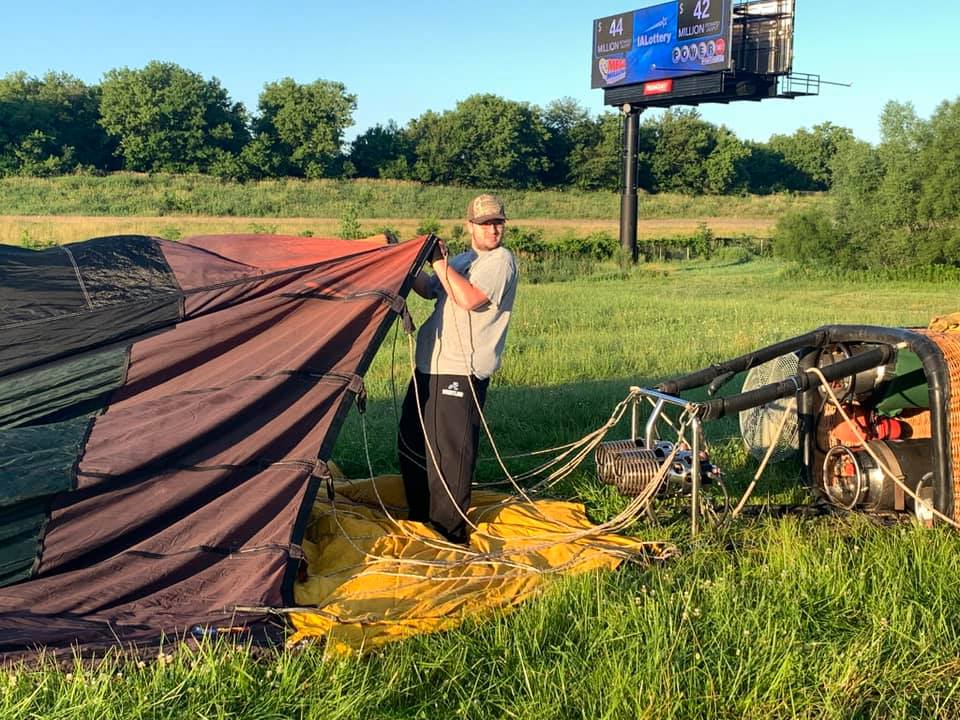 We’ve haven’t been flying lately because we’ve been dealing with too much wind and rain so it...