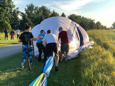 Some shots from our flight last night in the Cedar Rapids/Marion area.