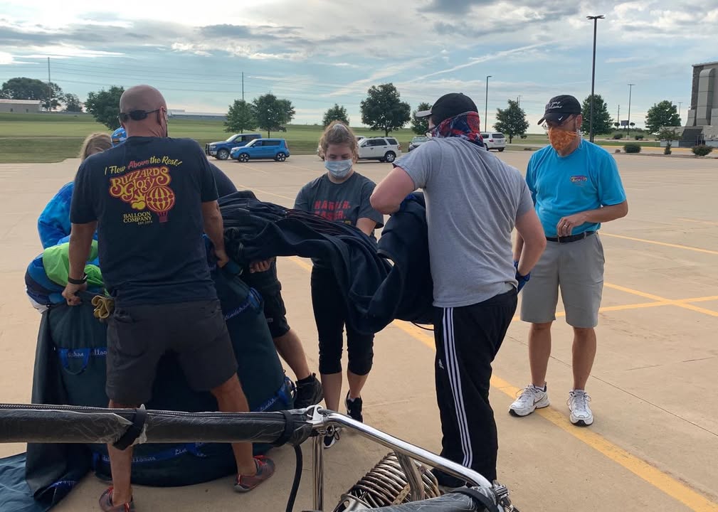 We were able to fly this morning after a week of sitting on the ground!