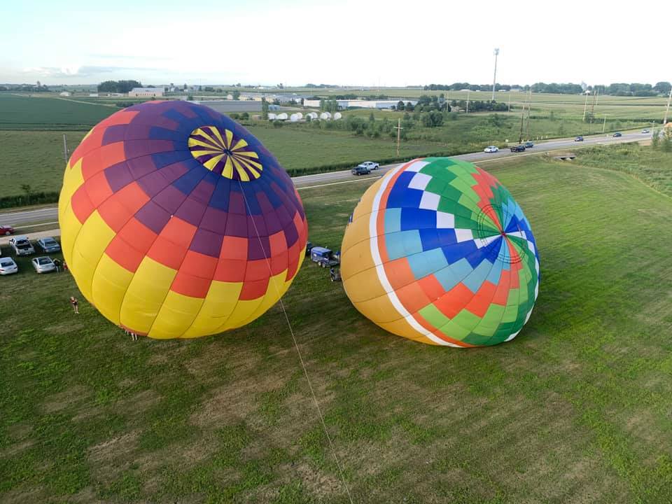 Beautiful hour and a half long flight over the country side.