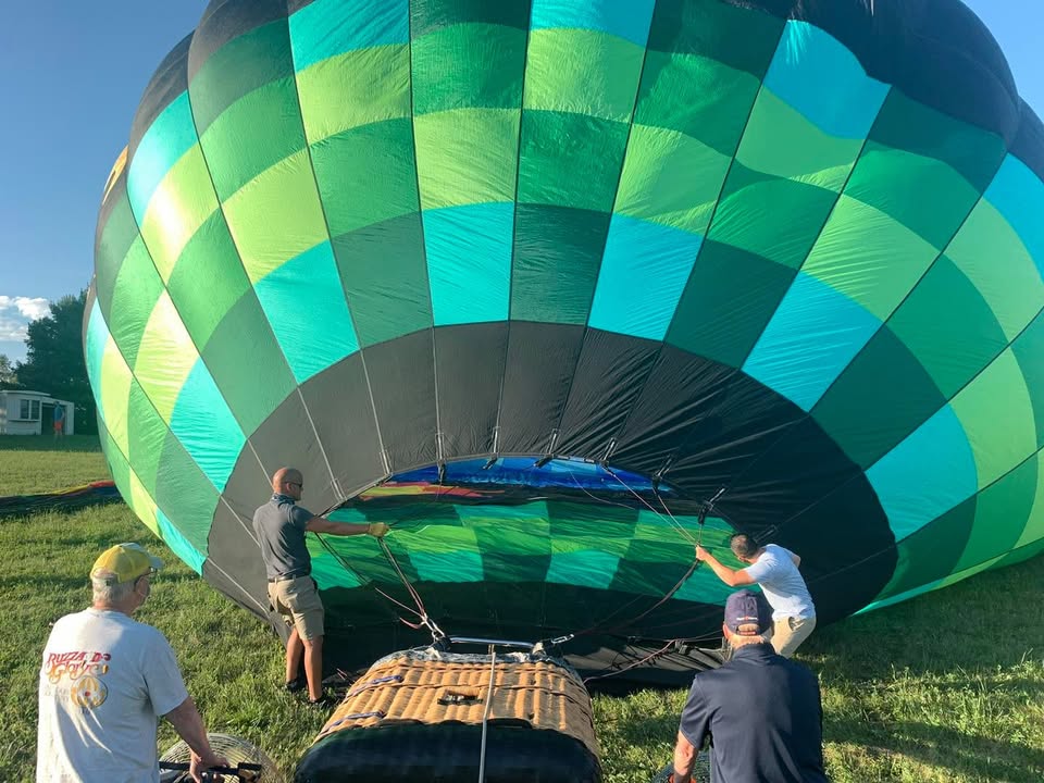 We went back to the Anamosa area and flew last night.