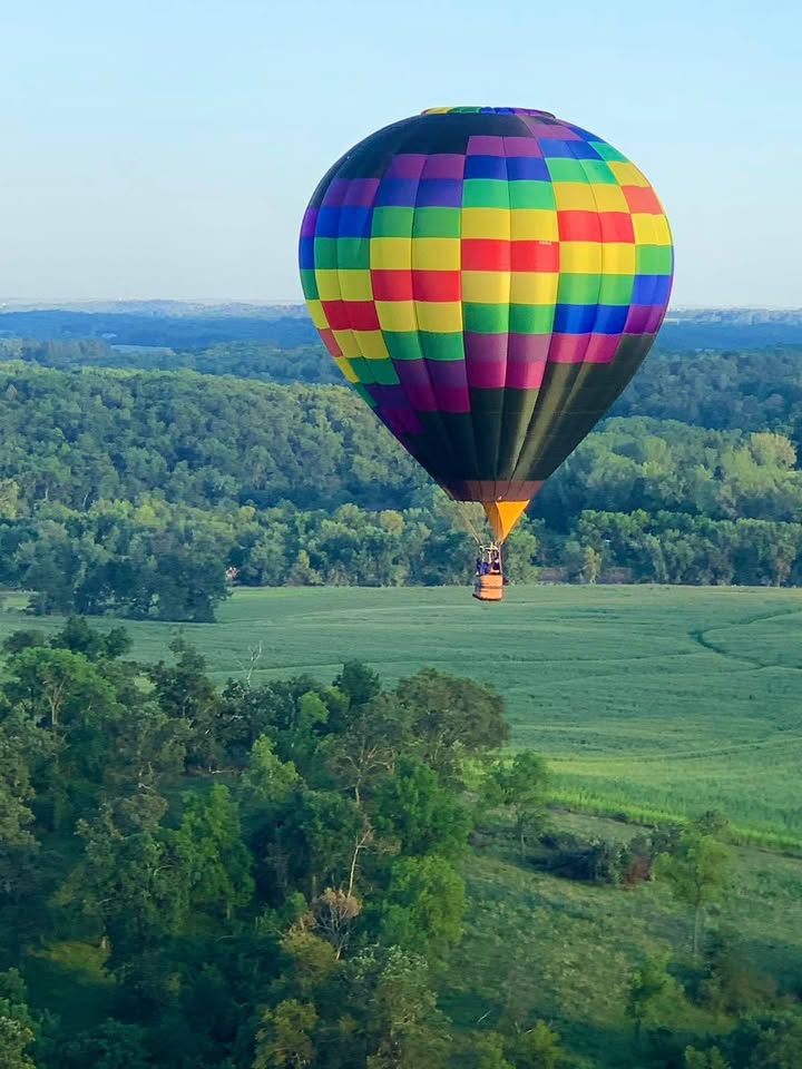 We went back to the Anamosa area and flew last night.