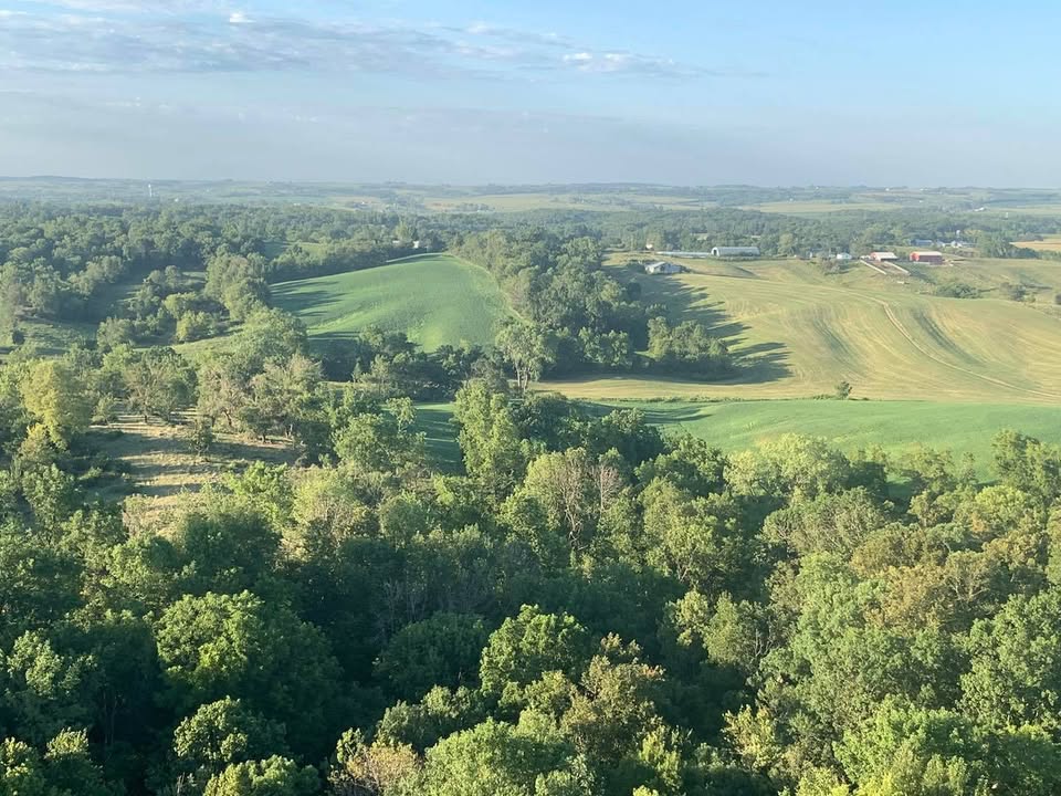 We went back to the Anamosa area and flew last night.