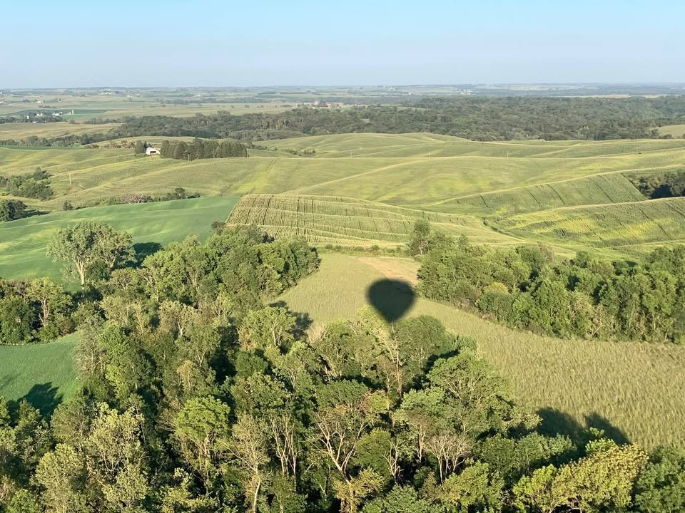 We went back to the Anamosa area and flew last night.