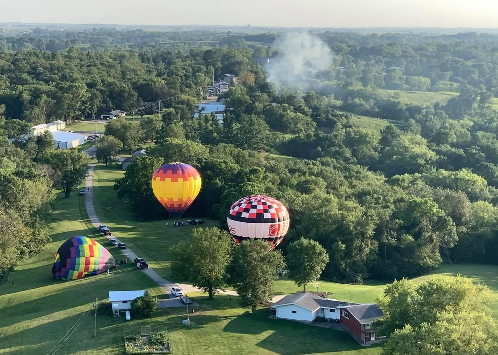 We flew again last night in the Anamosa area to the delight of the people who live there.