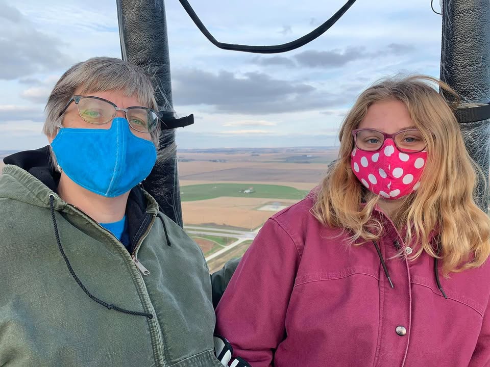 Chris and I both had a chance to fly tonight.