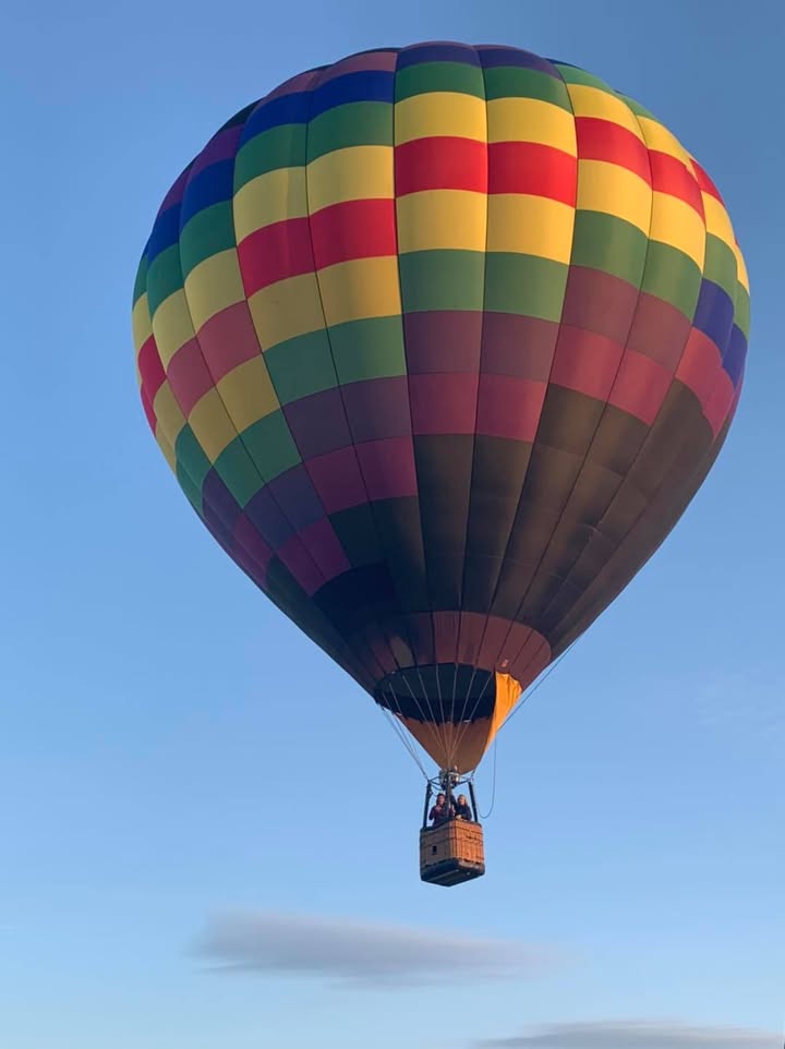 The very windy, gusty day calmed by flight time and we were able to fly on Mother’s Day.
