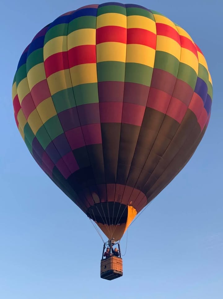 The very windy, gusty day calmed by flight time and we were able to fly on Mother’s Day.