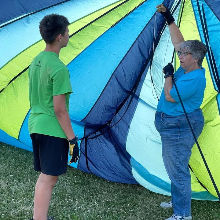 We flew last night in the Cedar Rapids/Marion area.