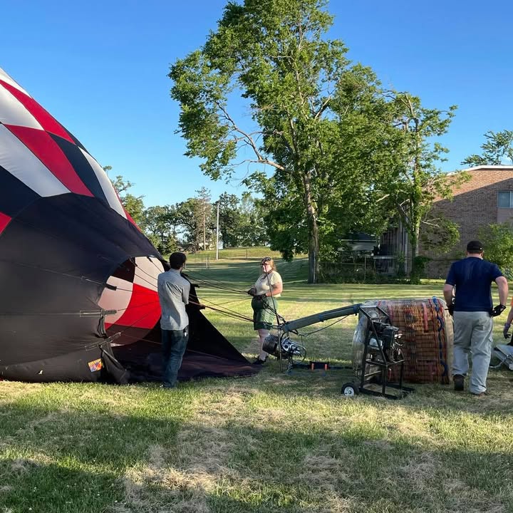 We flew last night in the Cedar Rapids/Marion area.