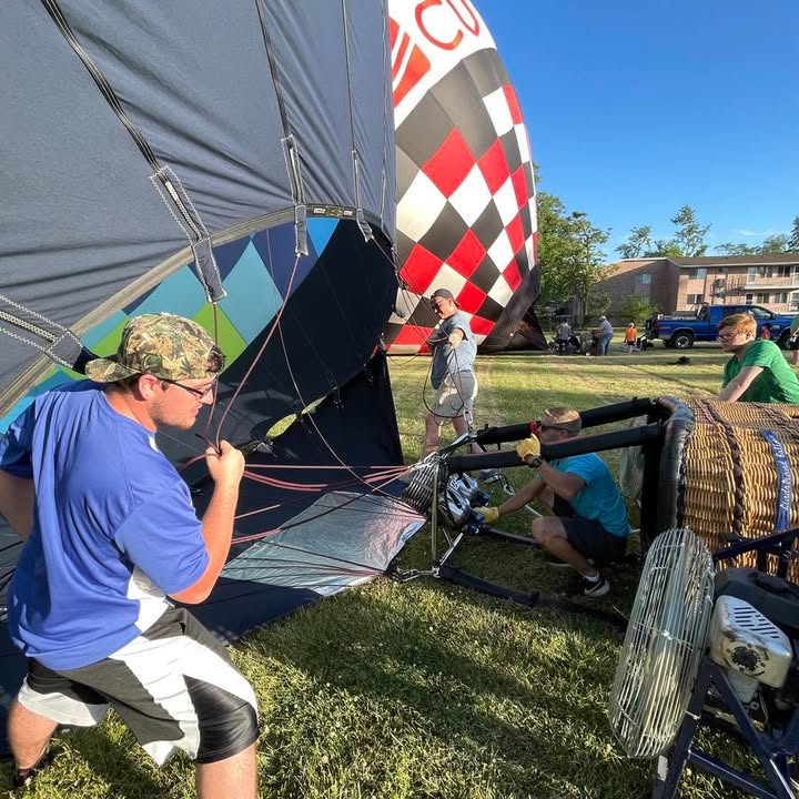 We flew last night in the Cedar Rapids/Marion area.