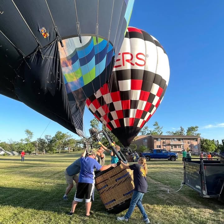 We flew last night in the Cedar Rapids/Marion area.