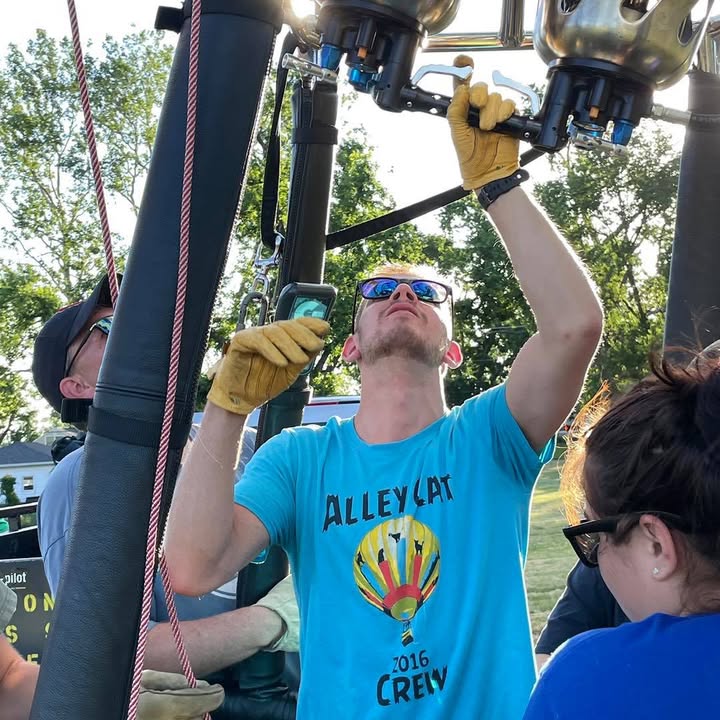 We flew last night in the Cedar Rapids/Marion area.