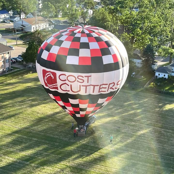We flew last night in the Cedar Rapids/Marion area.