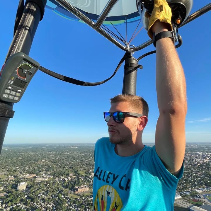 We flew last night in the Cedar Rapids/Marion area.