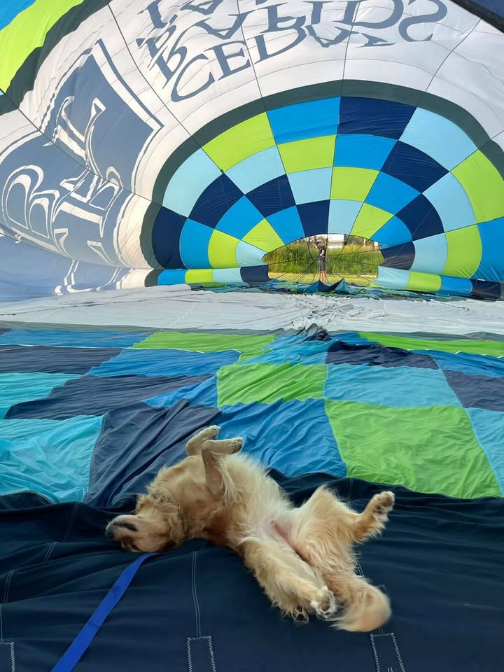 The wind was a little to strong for a flight tonight so we took the time for a maintenance check...