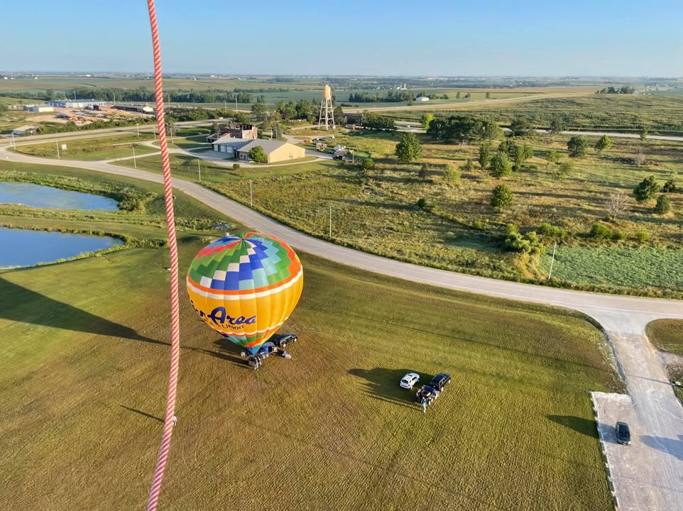 Pictures from our flight yesterday morning in the Cedar Rapids/Marion area.