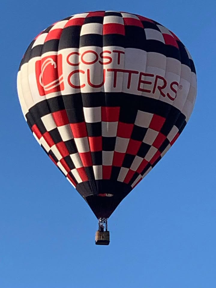 A beautiful morning flying over the Cedar Rapids area with Ryan at the controls.