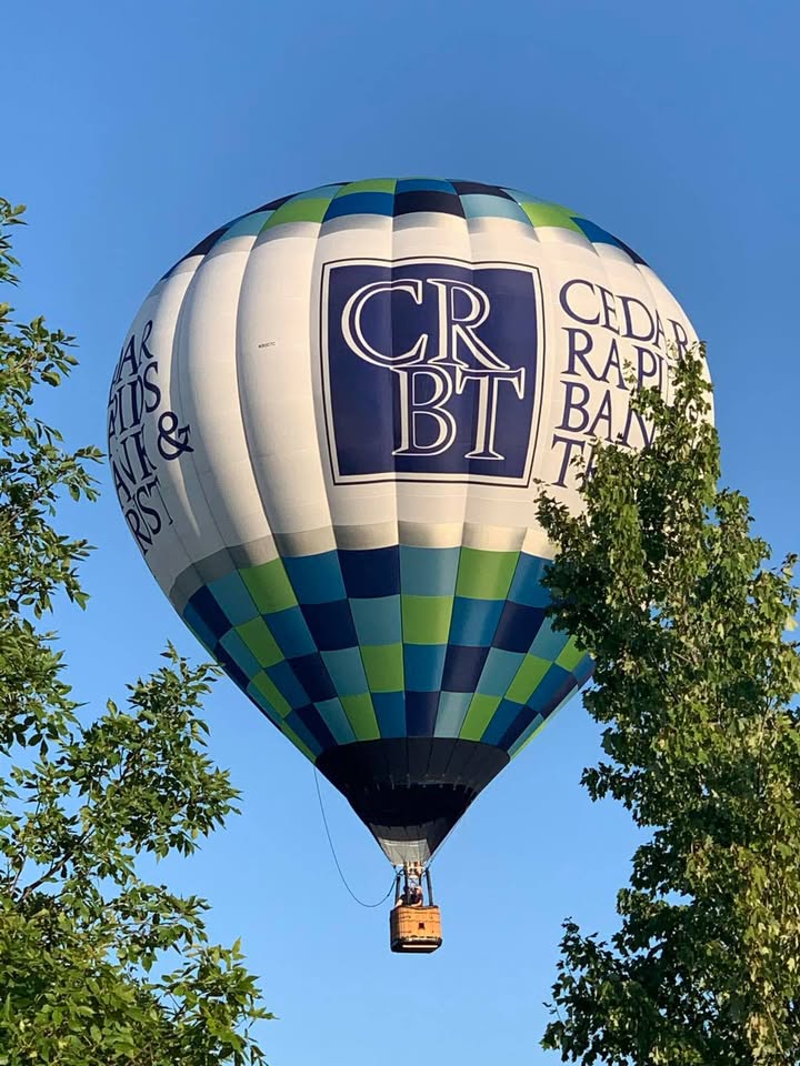 Kim finally got to celebrate her birthday with a balloon ride last night.
