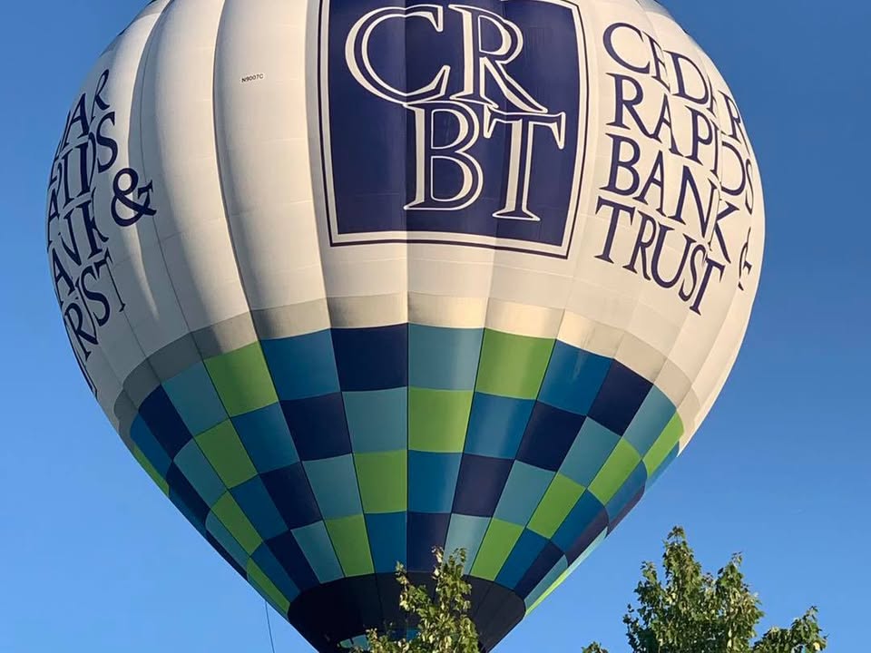 Kim finally got to celebrate her birthday with a balloon ride last night.