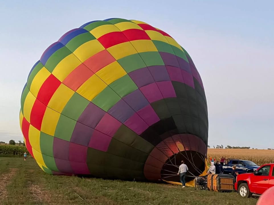 The wind died down enough last night so we could glow at Bass Farm’s Fall Celebration.
