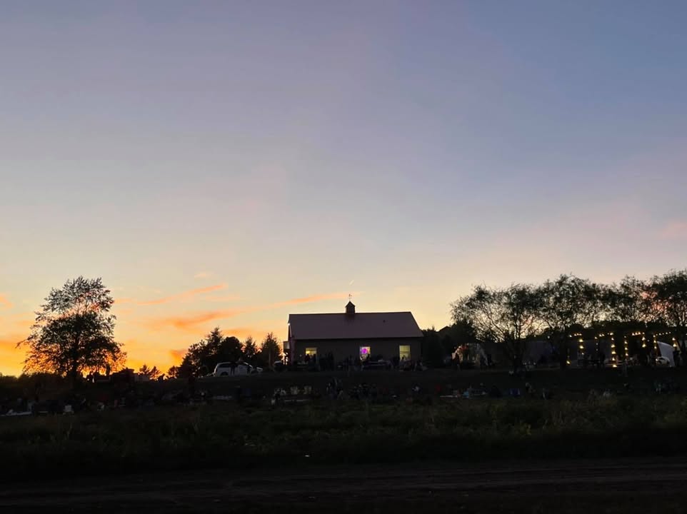 The wind died down enough last night so we could glow at Bass Farm’s Fall Celebration.