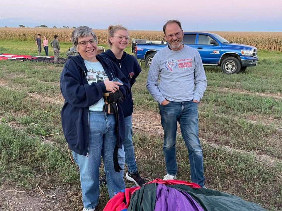 The wind died down enough last night so we could glow at Bass Farm’s Fall Celebration.
