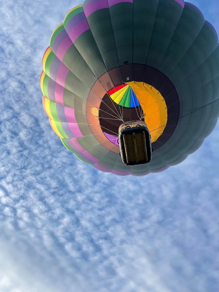 Last night was perfect weather for a solo flight over the Iowa country side.