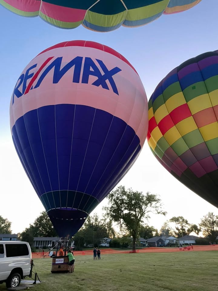 The Freedom Fest balloon glow happened last night in Cedar Rapids.