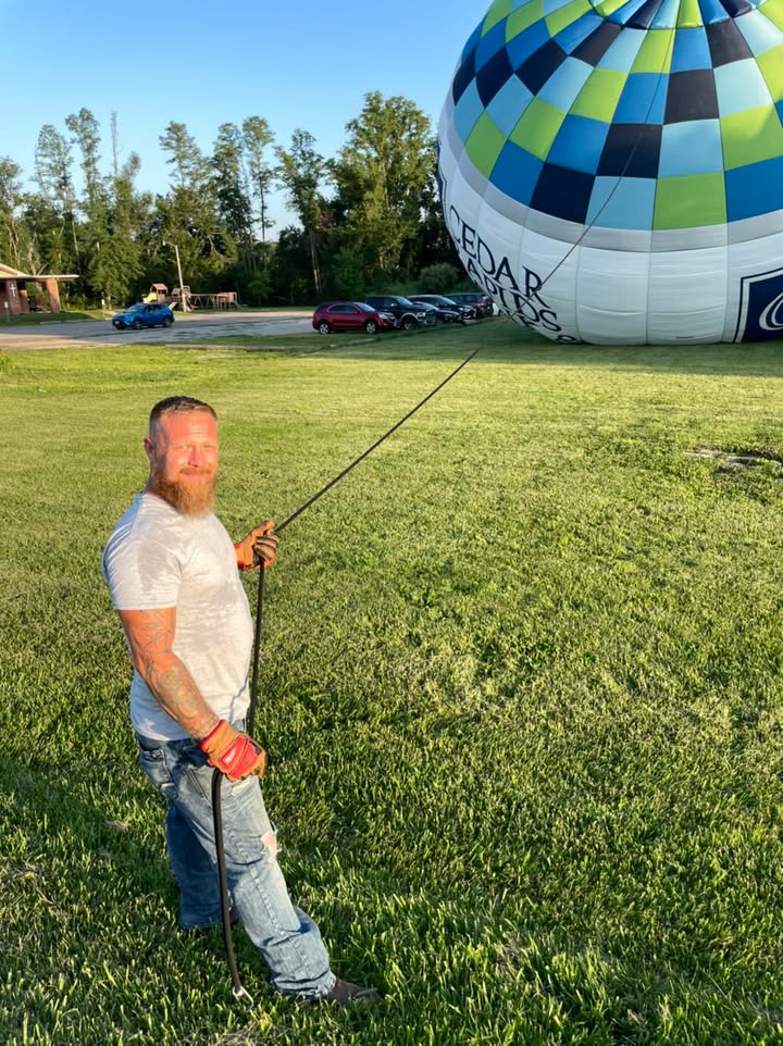 We weren’t able to fly last night because of weather around so we made use of the time training...