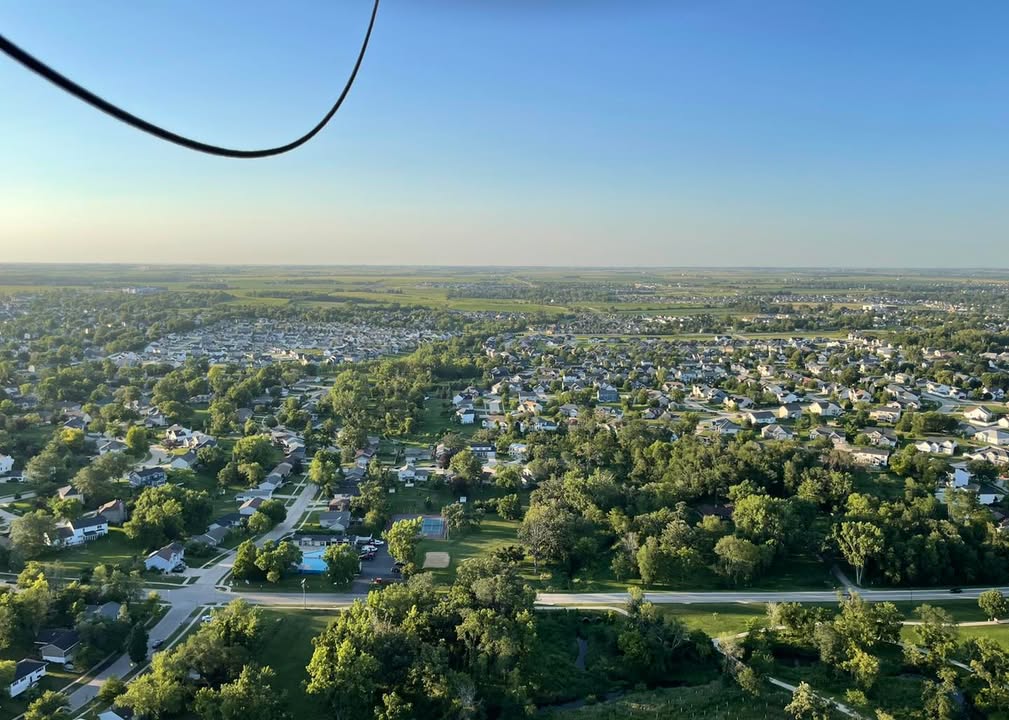 Wind finally calmed down last night and we were able to get in a short flight for crew.