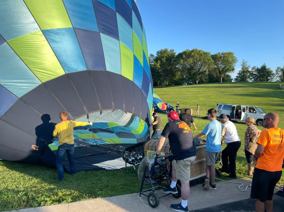 Wind finally calmed down last night and we were able to get in a short flight for crew.