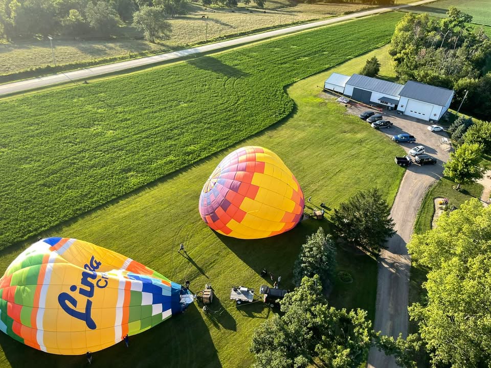 Last night we celebrated the anniversary of the invention of Champagne by flying over beautiful...