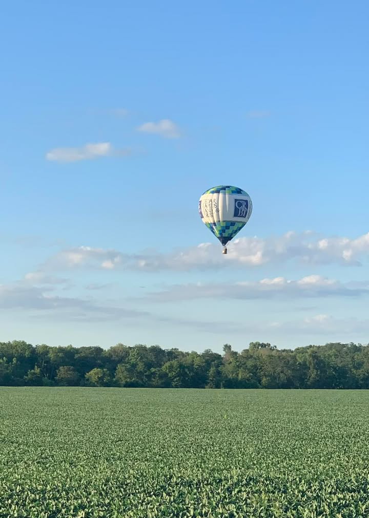 Last night we celebrated the anniversary of the invention of Champagne by flying over beautiful...