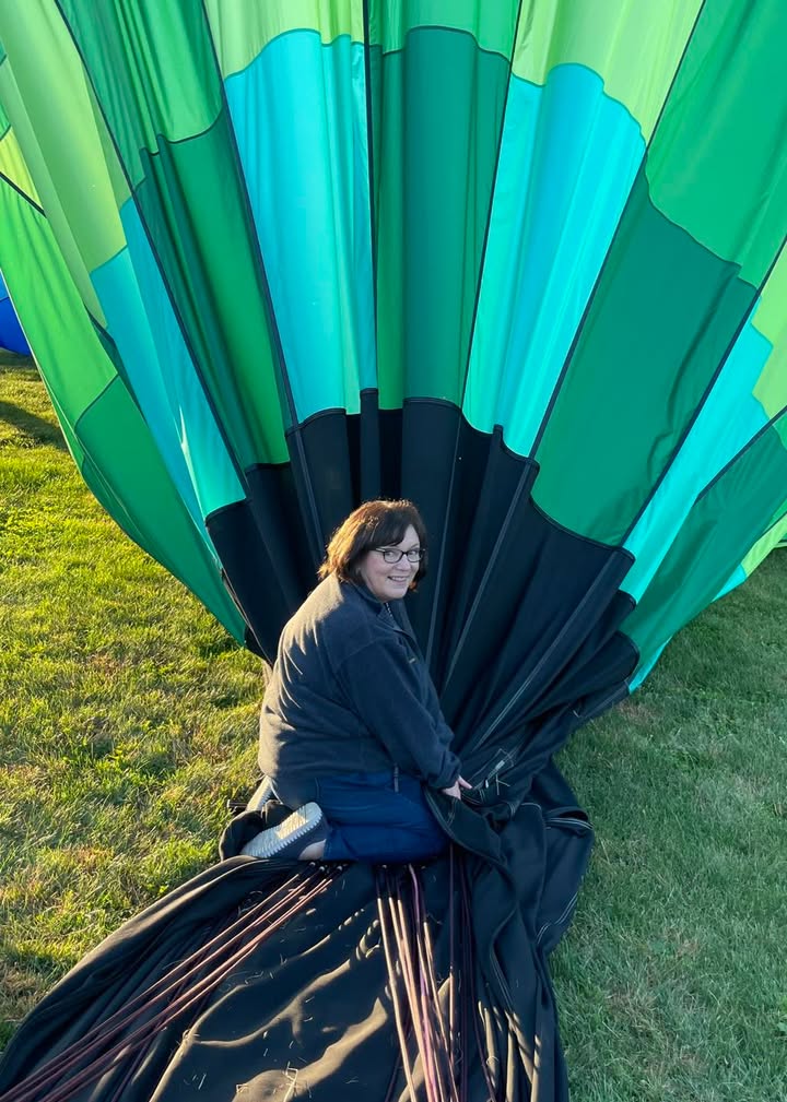 We flew out of Bass Farms last night and then went back for the glow.