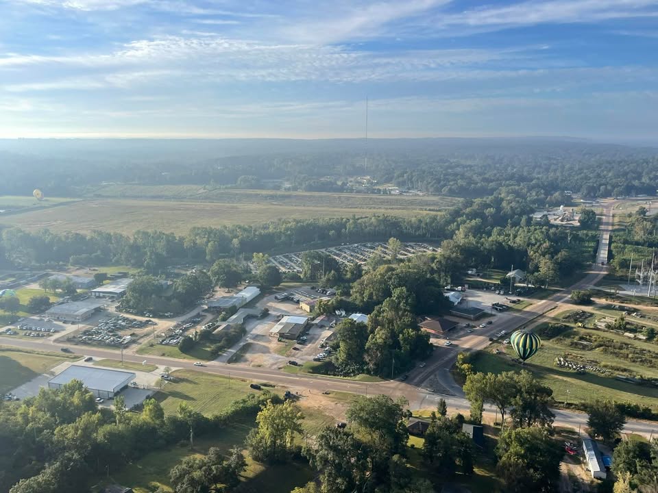 After a 30 minute weather hold this morning we were able to fly.