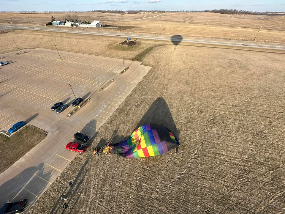 Pictures from our first flight of the year last night.
