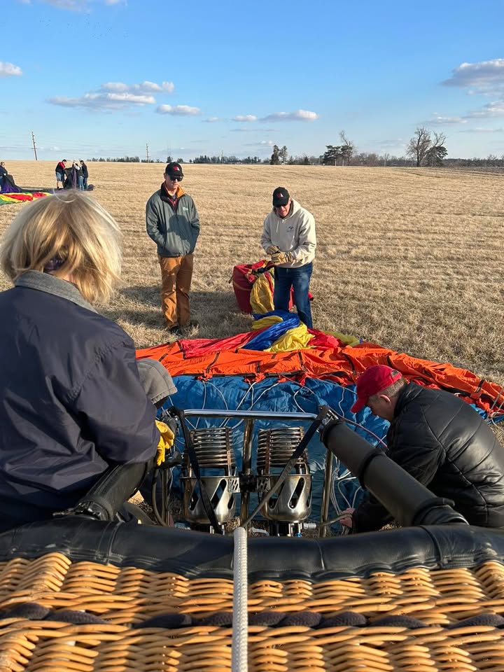 Pictures from our first flight of the year last night.