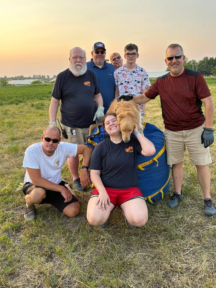 Maggie rallied her fan club so that we could fly last night.