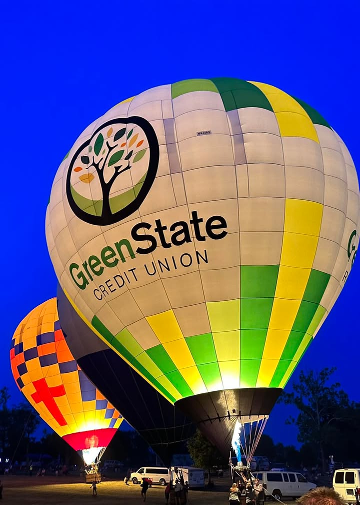 Balloon glow at last night’s Cedar Rapids Freedom Fest event!