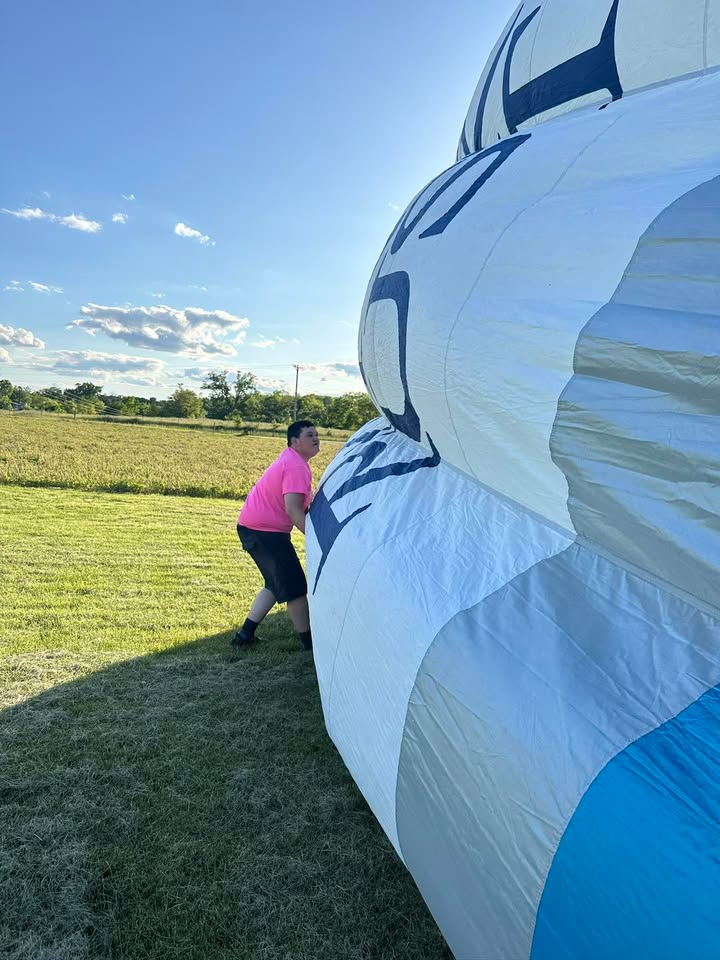 From last night’s flight flying over the beautiful Iowa countryside!